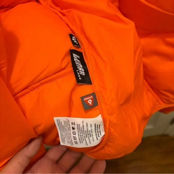 Men’s Nike ACG Therma-fit Lunar Puffer Coat Bright Orange size XL - Picture 13 of 16